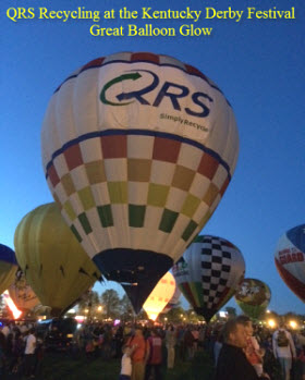 QRS Recycling Kentucky Derby Festival Great Balloon Glow
